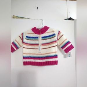 Girls Hilary Duff Carter's 3 Month Striped Sweater NWT C117